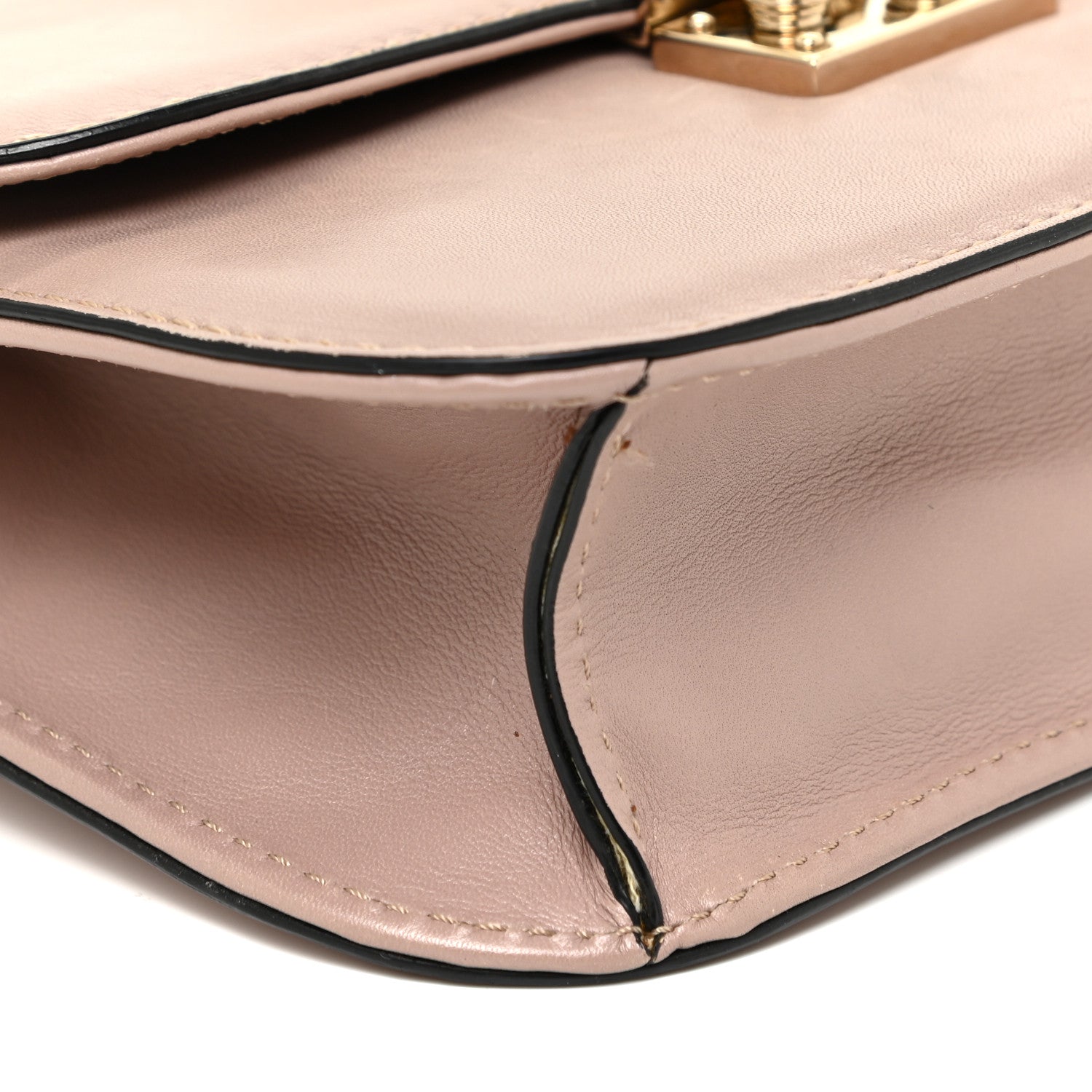 Valentino Garavani Vitello Small Glam Lock Rockstud Flap Poudre 8 of 14