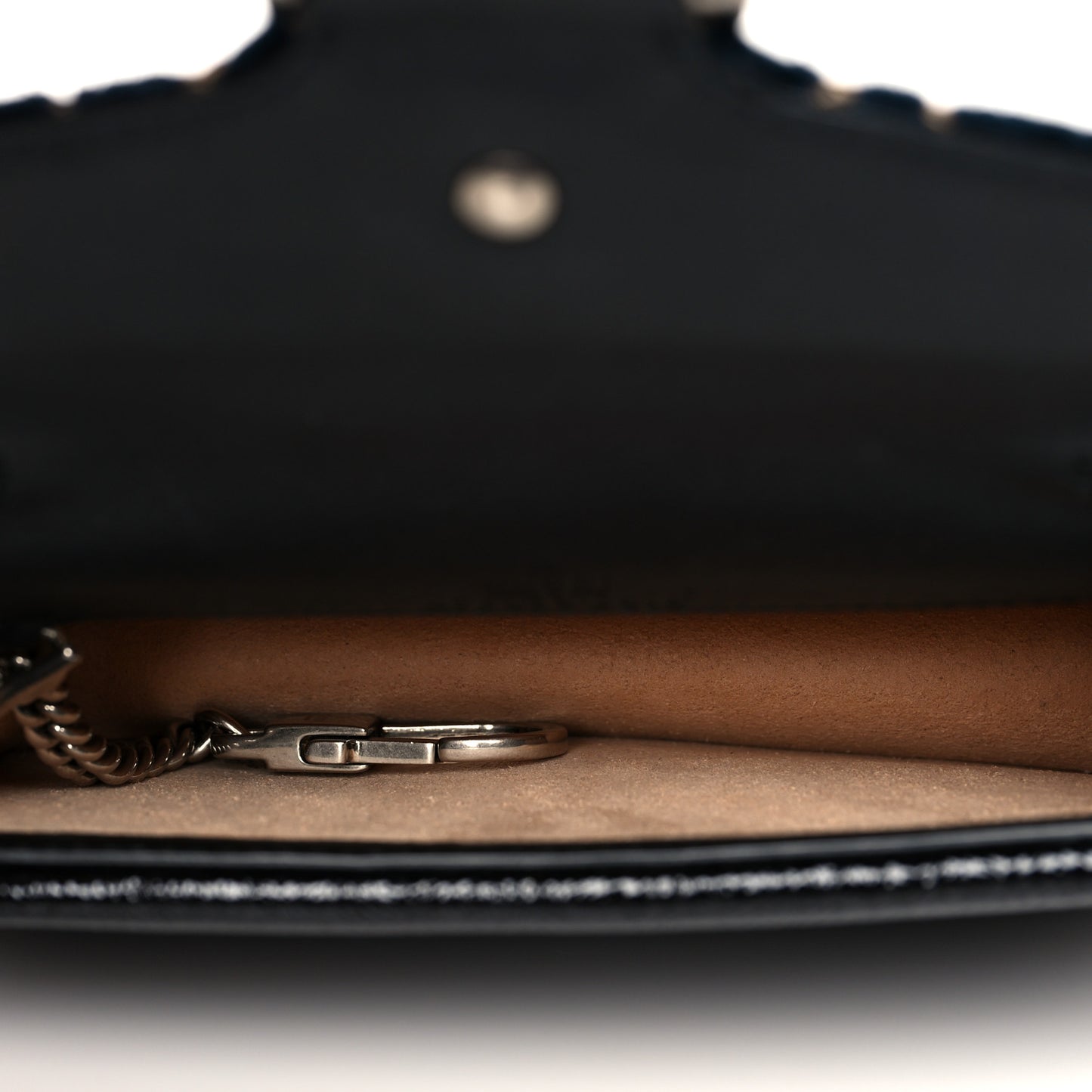 Velvet GG Monogram Super Mini Dionysus Shoulder Bag Blue Beige Black
