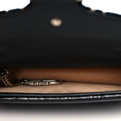Gucci Velvet GG Monogram Super Mini Dionysus Shoulder Bag Blue Beige Black 5 of 9