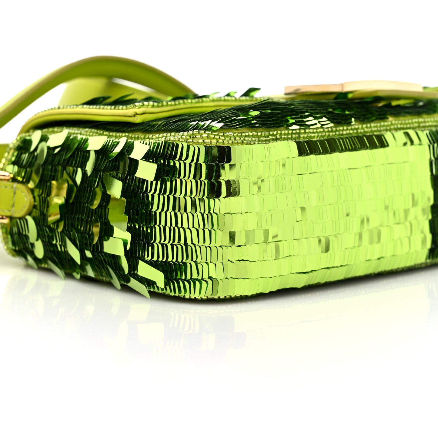Sequin Paillettes Vitello Grace Sex and the City Baguette Wasabi