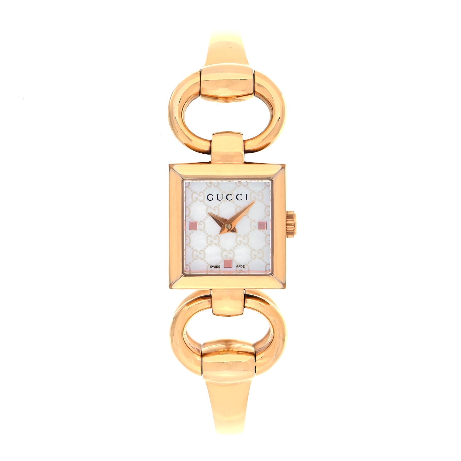 Gucci Stainless Steel Mother of Pearl 19mm Tornabuoni Quartz Watch 1 of 5