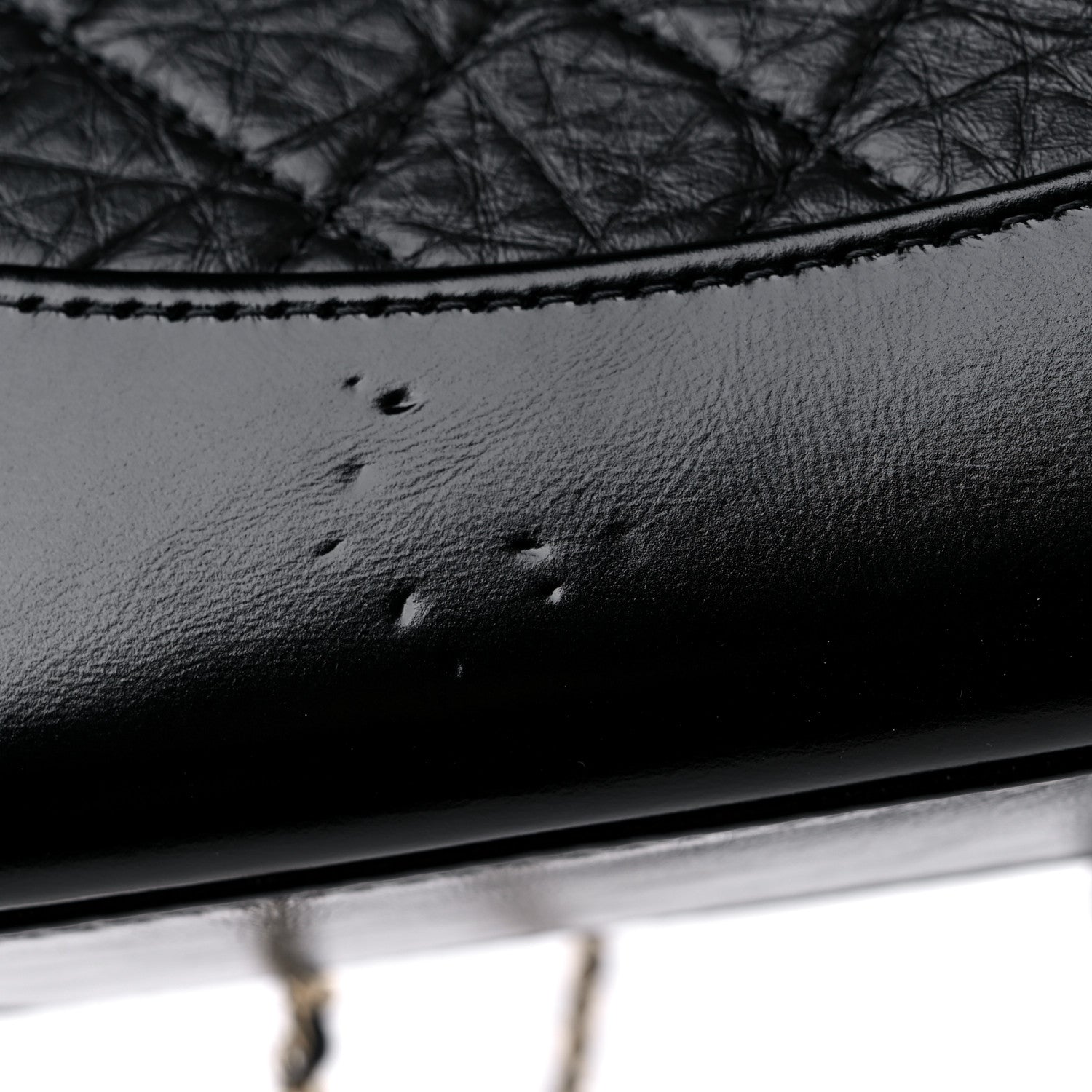 Chanel Aged Calfskin Quilted Small Gabrielle Backpack Black 10 of 11