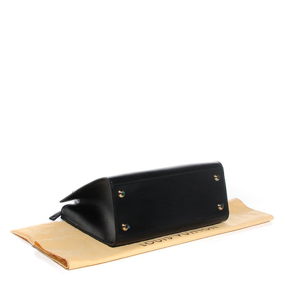Louis Vuitton Calfskin City Steamer MM Black 4 of 7