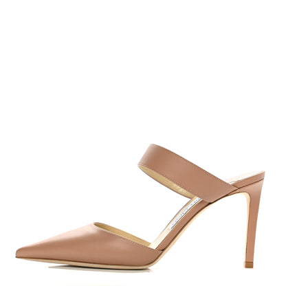 Jimmy Choo Calfskin Cheri Ankle Strap 85 Pumps 39 Powder Pink 1 of 8