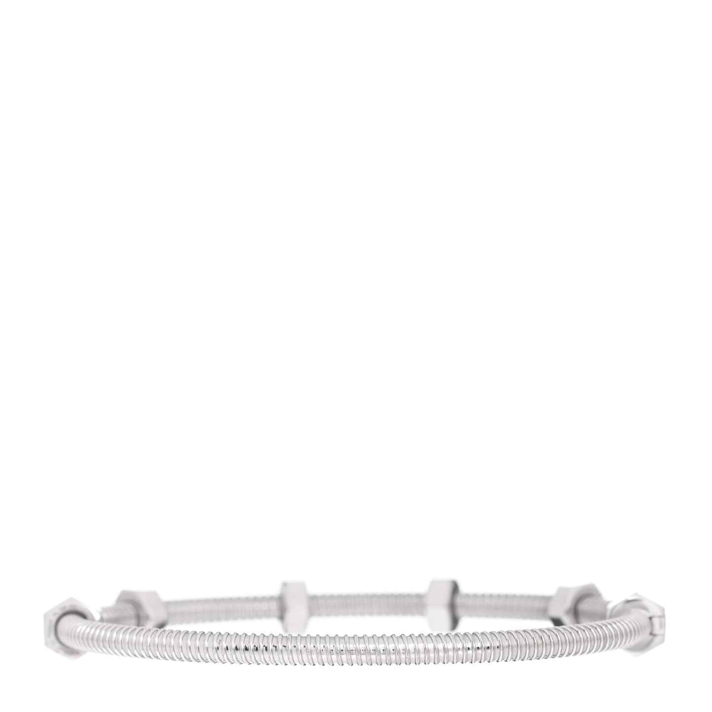 18K White Gold Ecrou de Cartier Bracelet 17