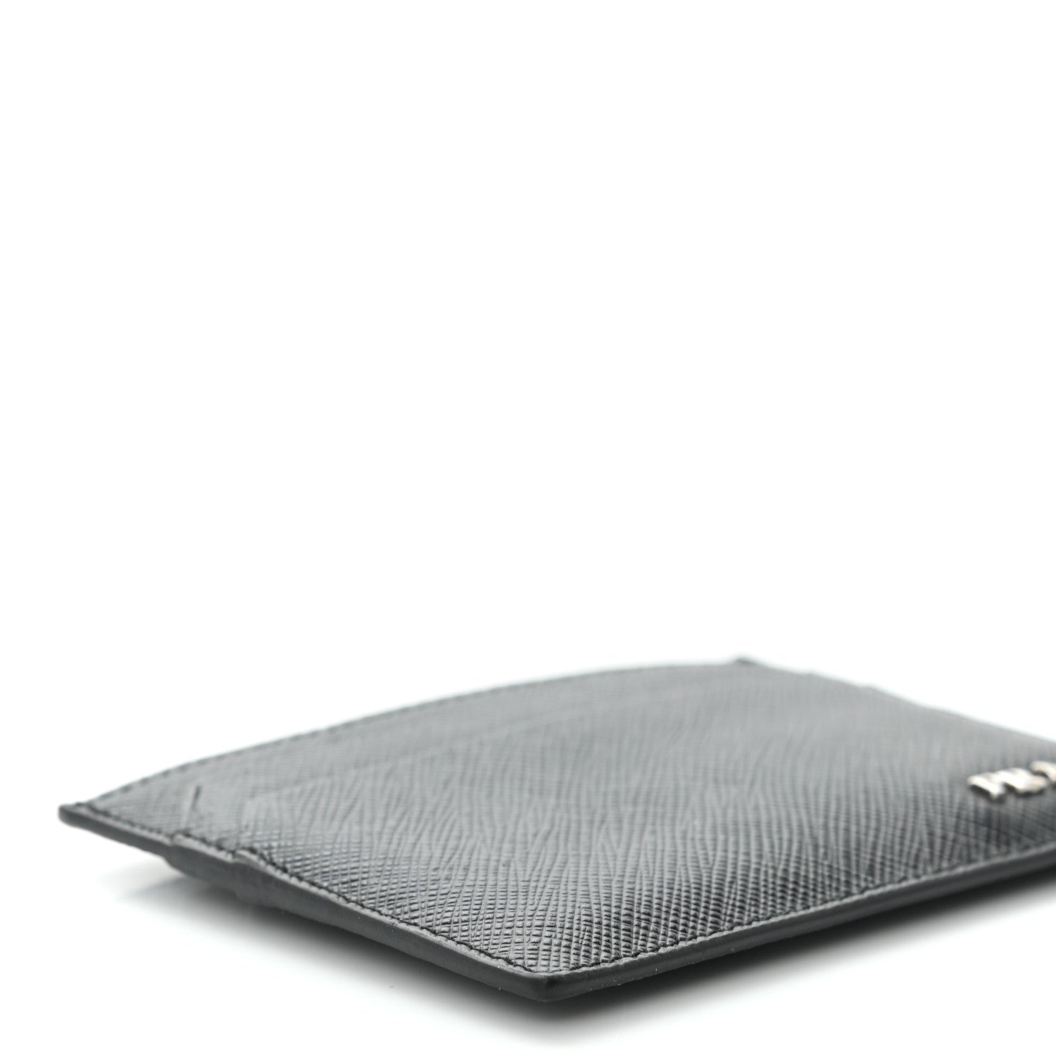 Prada Saffiano Card Case Black 7 of 8