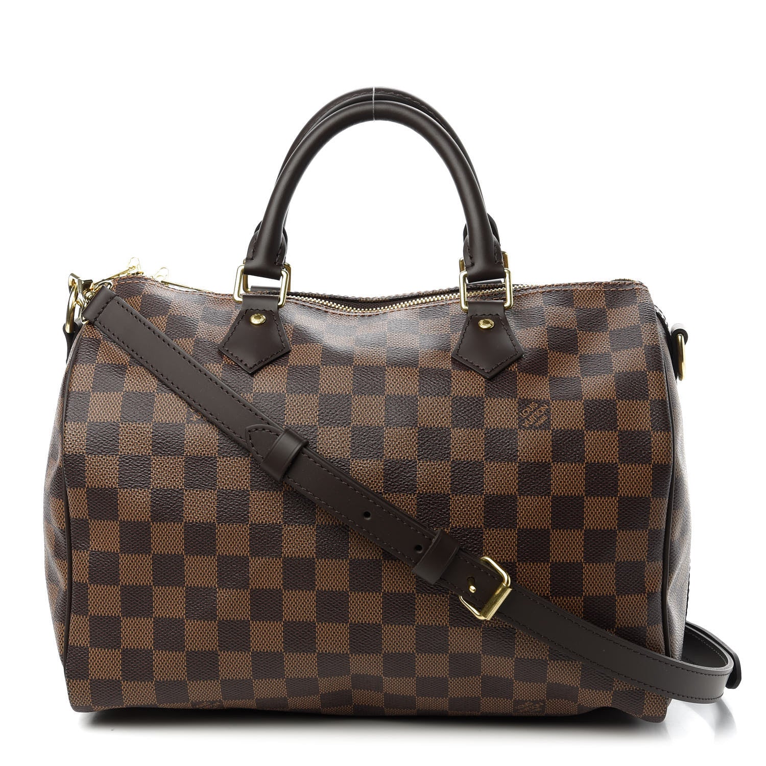 Louis Vuitton Damier Ebene Speedy Bandouliere 30 1 of 10