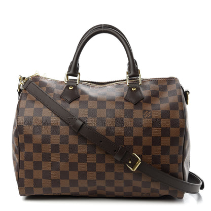 Louis Vuitton Damier Ebene Speedy Bandouliere 30 1 of 10