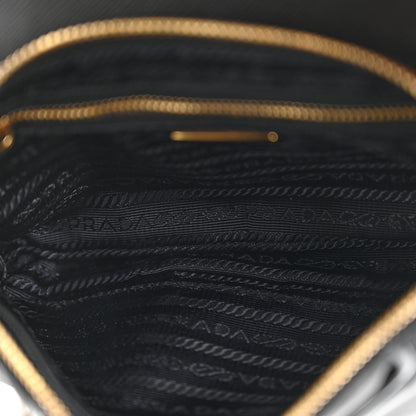 Prada Tessuto Nylon Saffiano Crossbody Bag Black 5 of 12