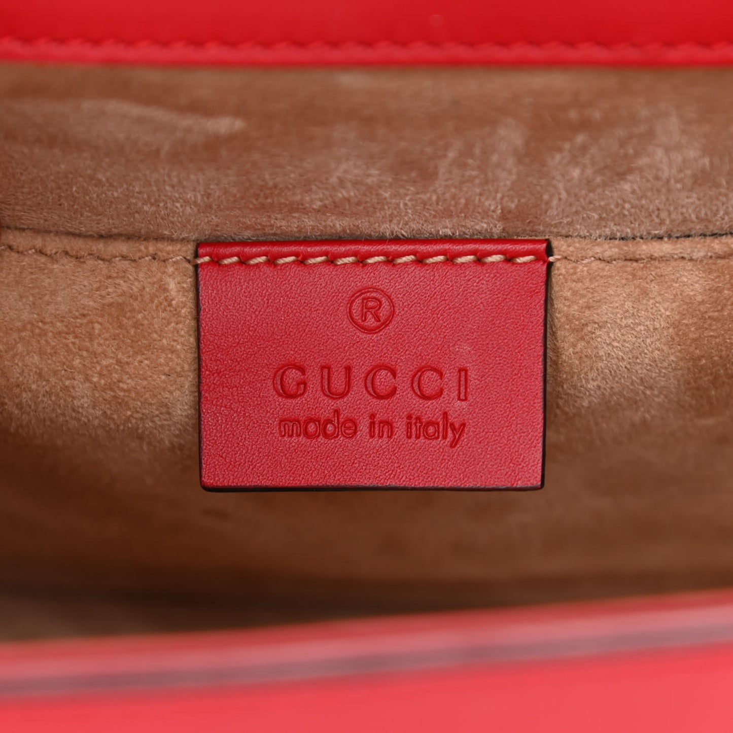 Calfskin Mini Sylvie Top Handle Bag Hibiscus Red