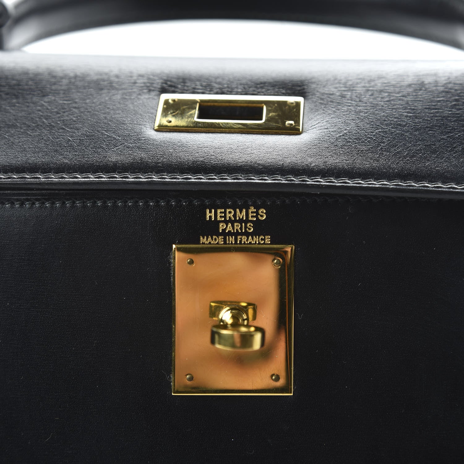 Hermes Box Kelly Sellier 28 Black 9 of 11