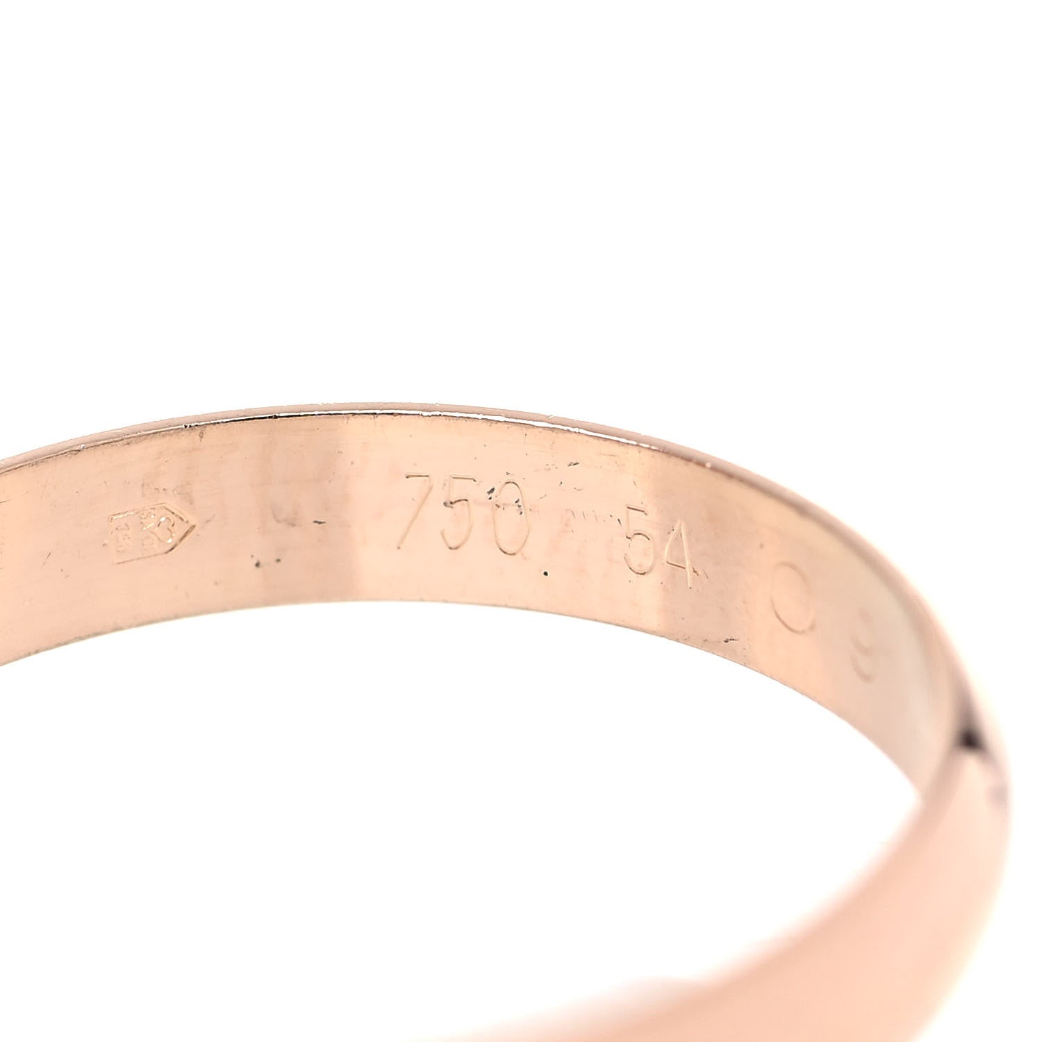 Cartier 18K Pink Yellow White Gold Classic Les Must De Cartier Trinity Ring 54 7 4 of 5