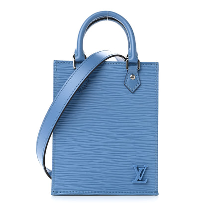 Louis Vuitton Epi Petit Sac Plat Bleuet 1 of 8