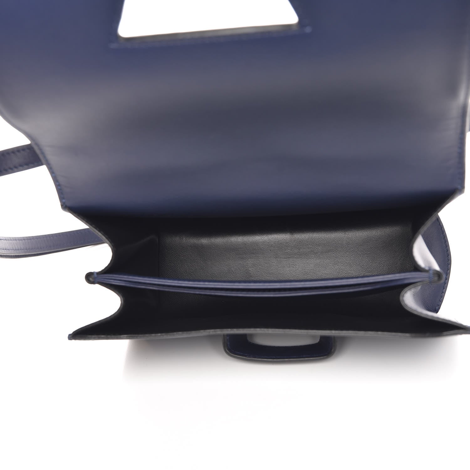 Loewe Calfskin Stitches Barcelona Shoulder Bag Blue 5 of 8