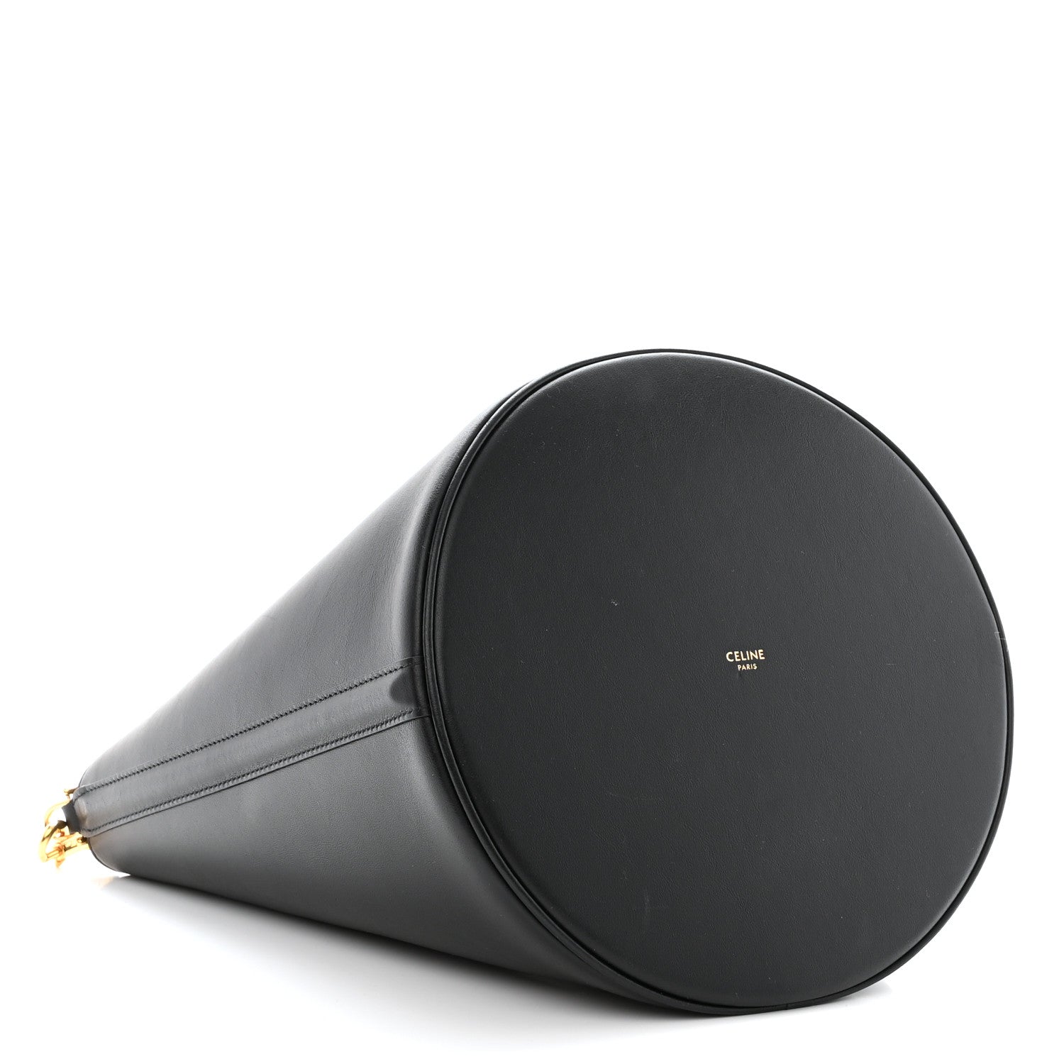 Celine Smooth Calfskin Bucket 16 Bag Black 5 of 11