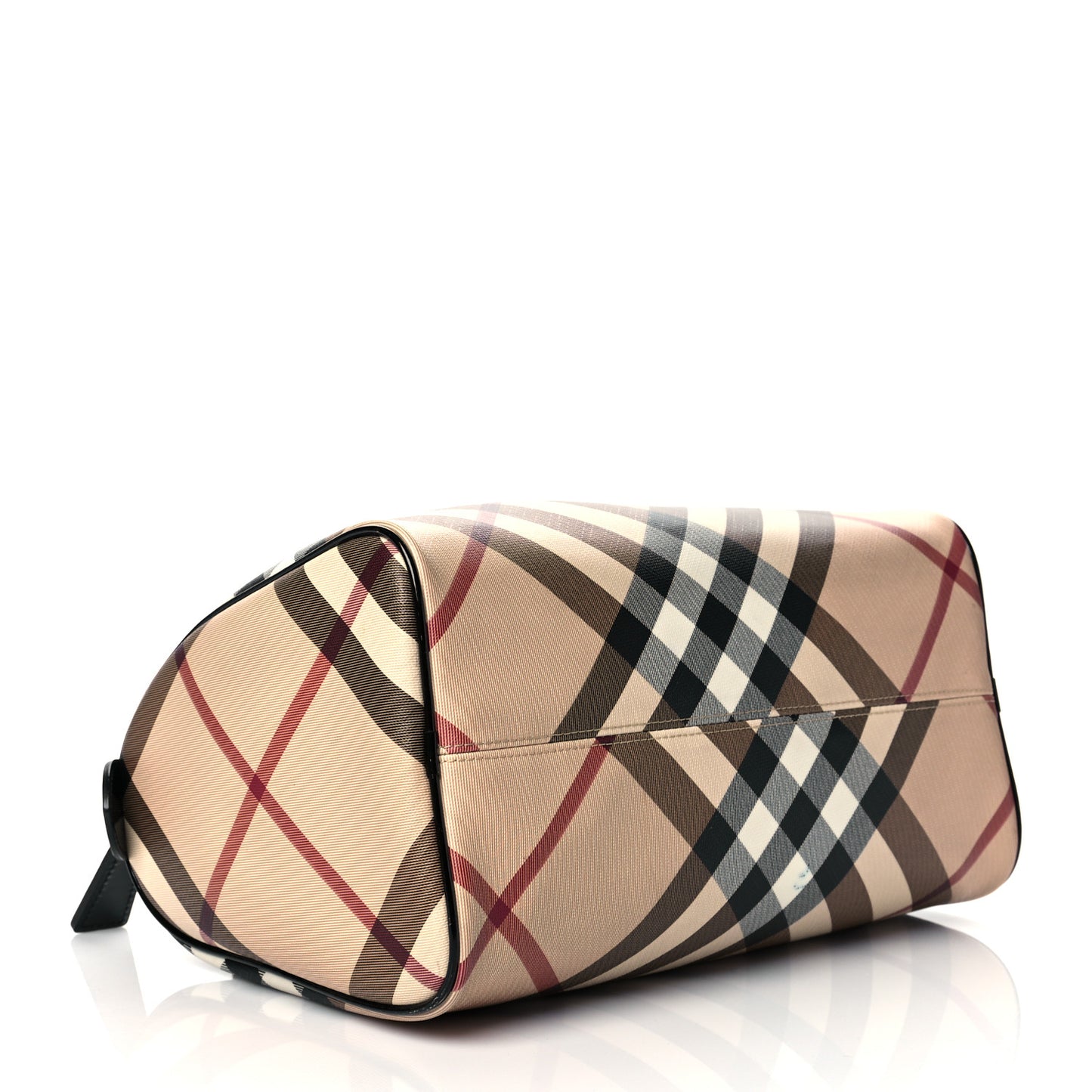 Supernova Check Patent Small Chester Bowling Bag Black