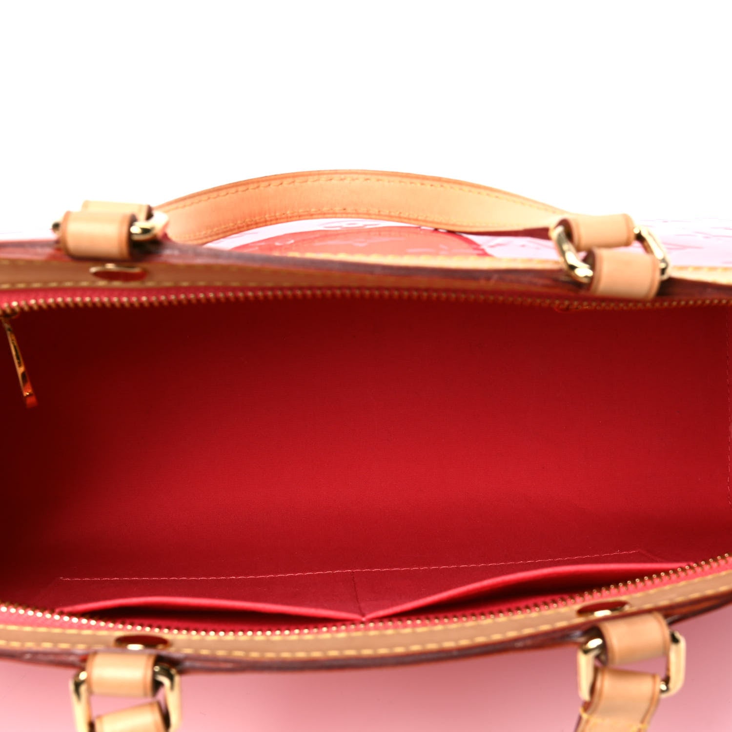 Louis Vuitton Vernis Brea MM Rose Litchi 3 of 4