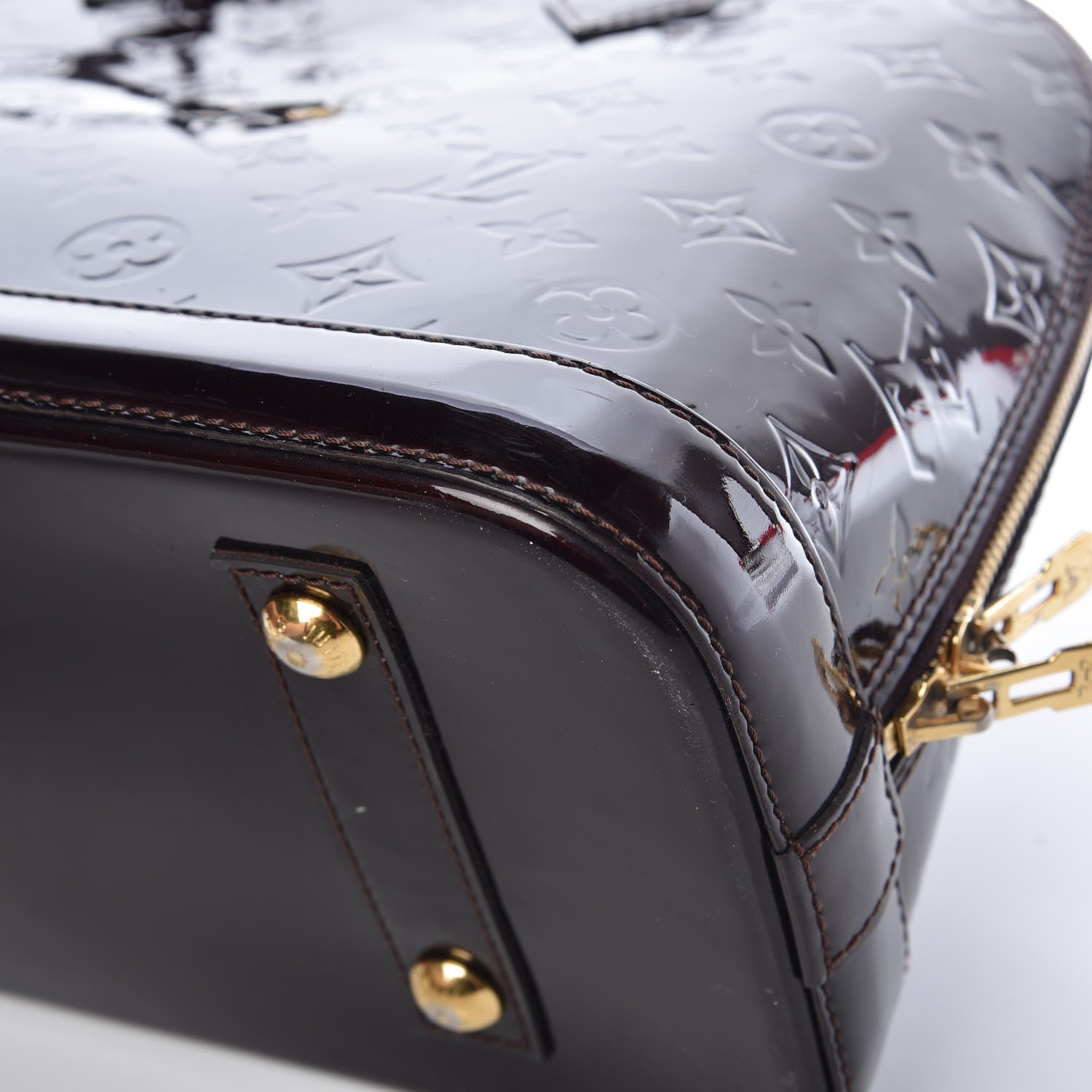 Louis Vuitton Vernis Alma PM Amarante 8 of 11
