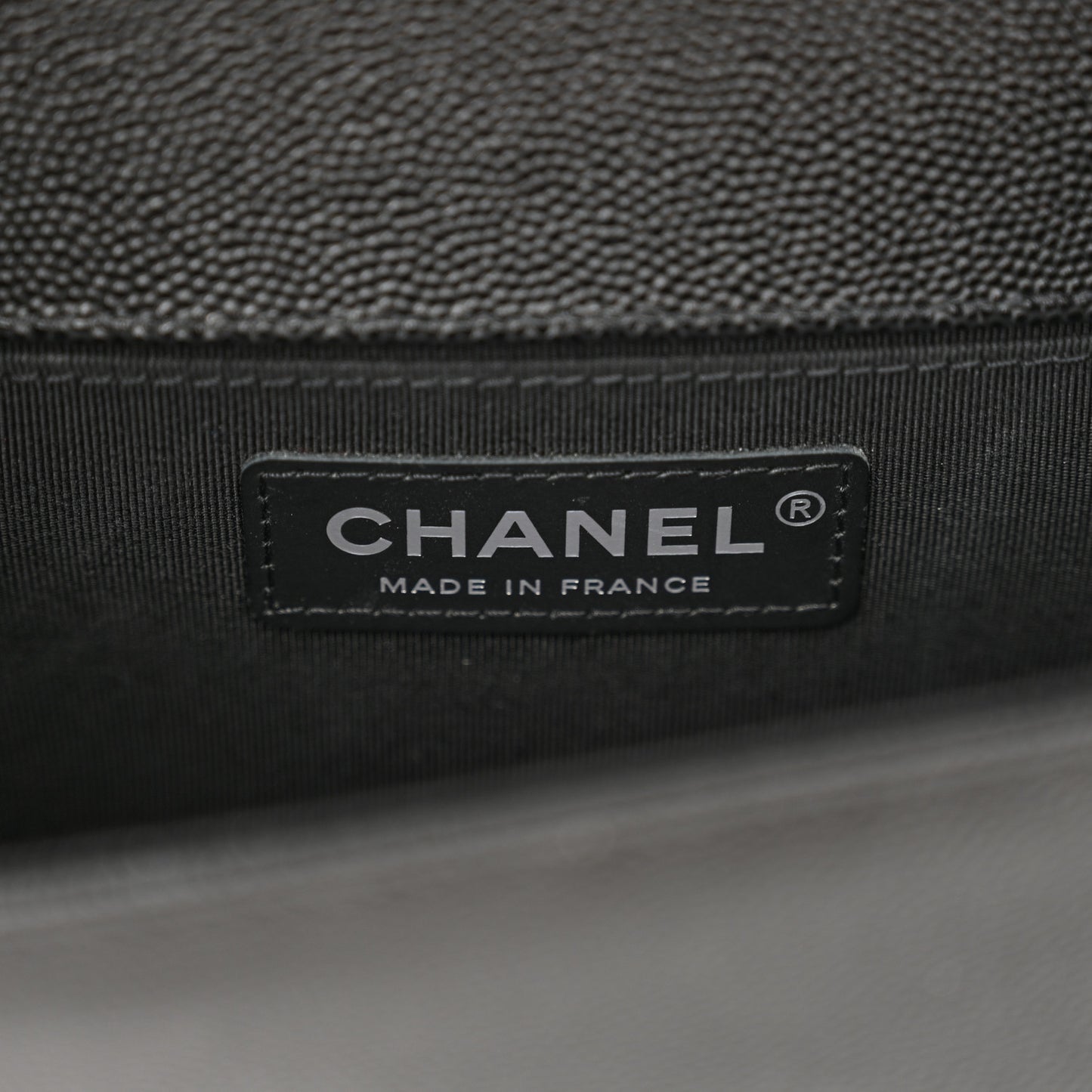 Caviar Quilted Small Boy Flap Black