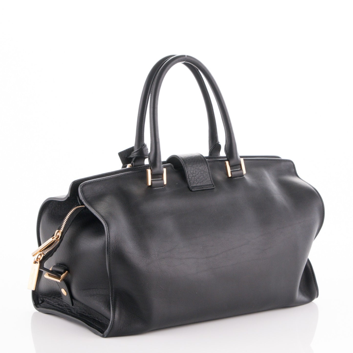 Calfskin Medium Classic Y Cabas Black