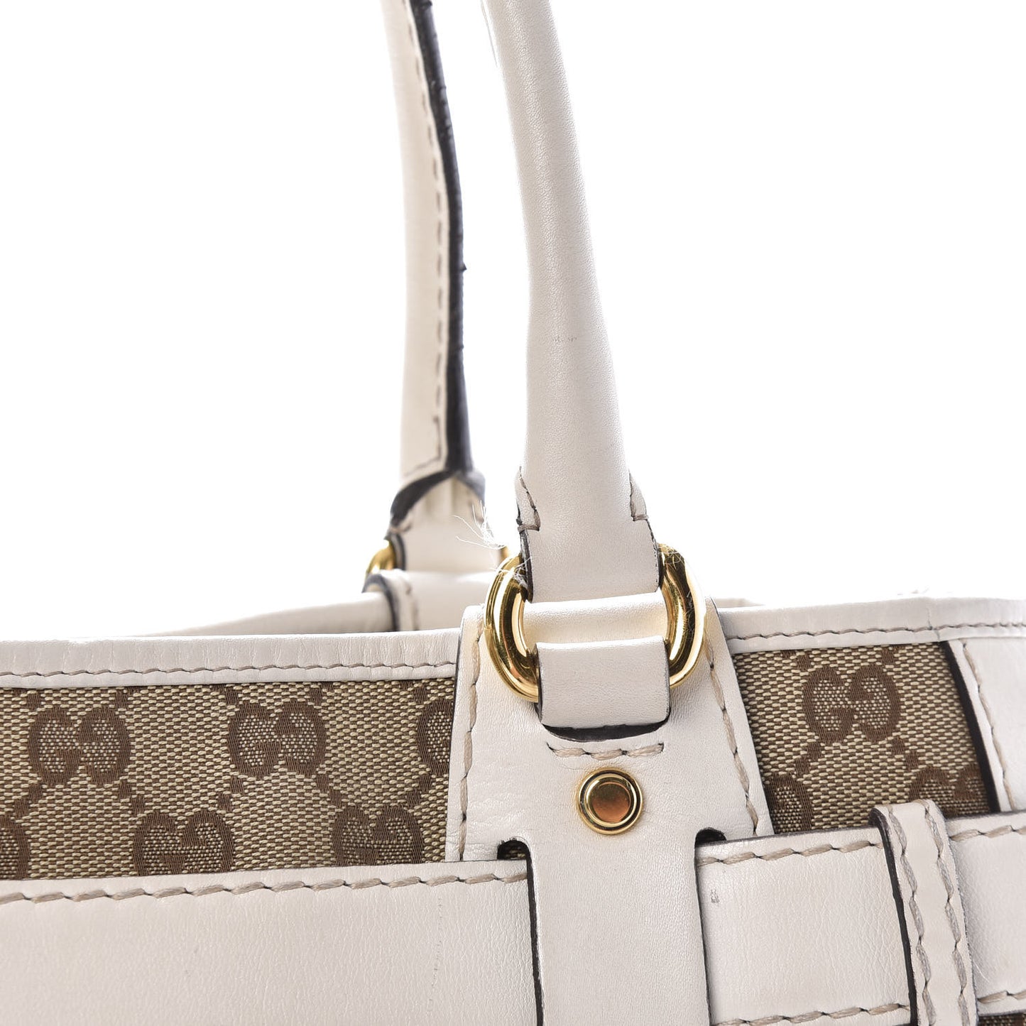 Monogram Medium GG Running Tote Off White