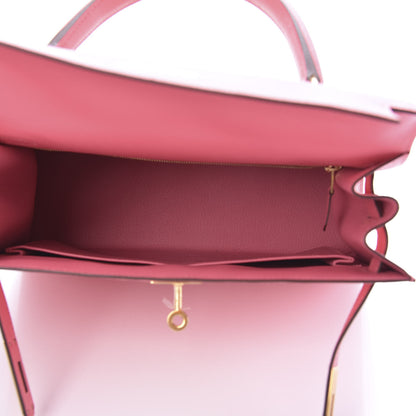 Hermes Epsom Kelly Sellier 28 Rose Azalee 6 of 13