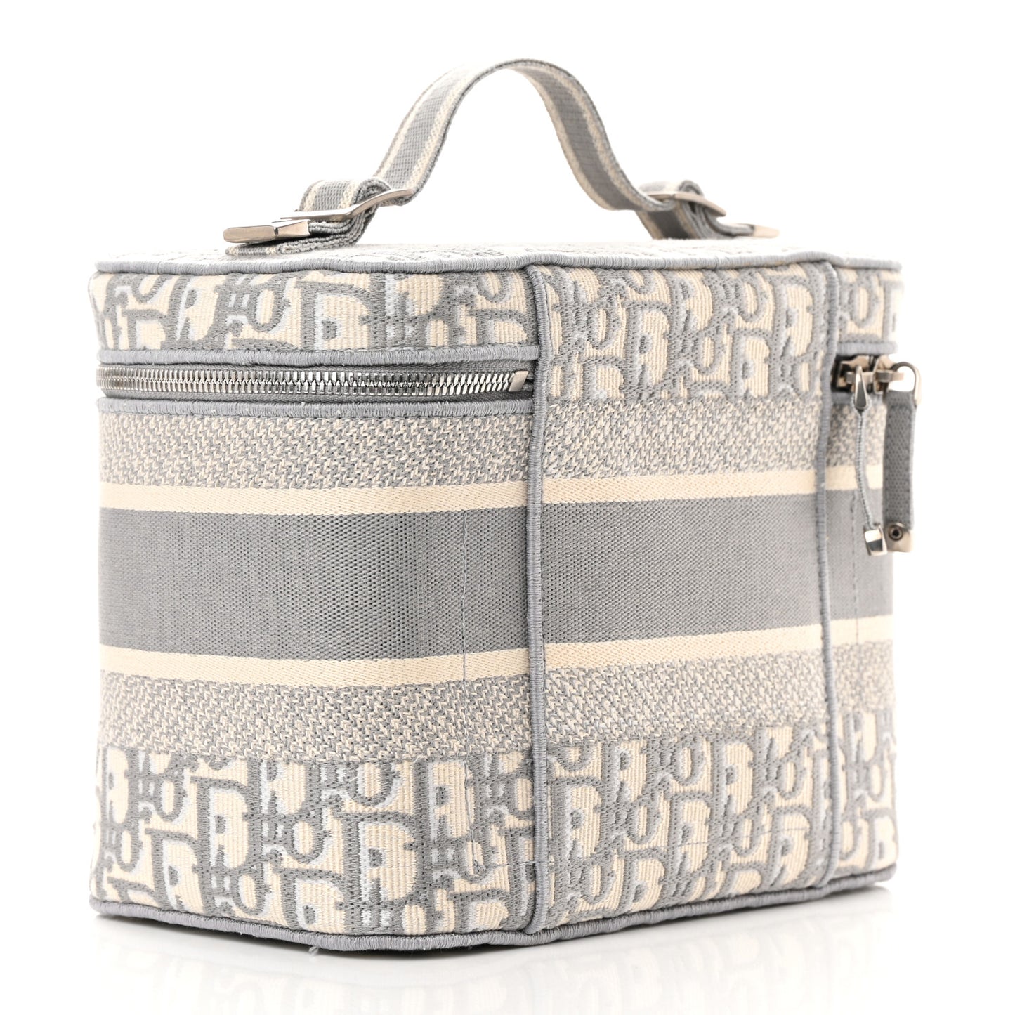 Oblique Diortravel Vanity Case Grey