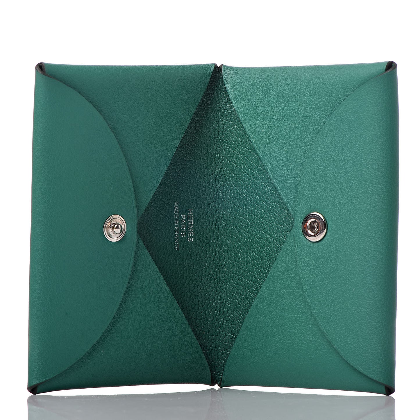 Evercolor Calvi Robot Card Case Vert Vertigo