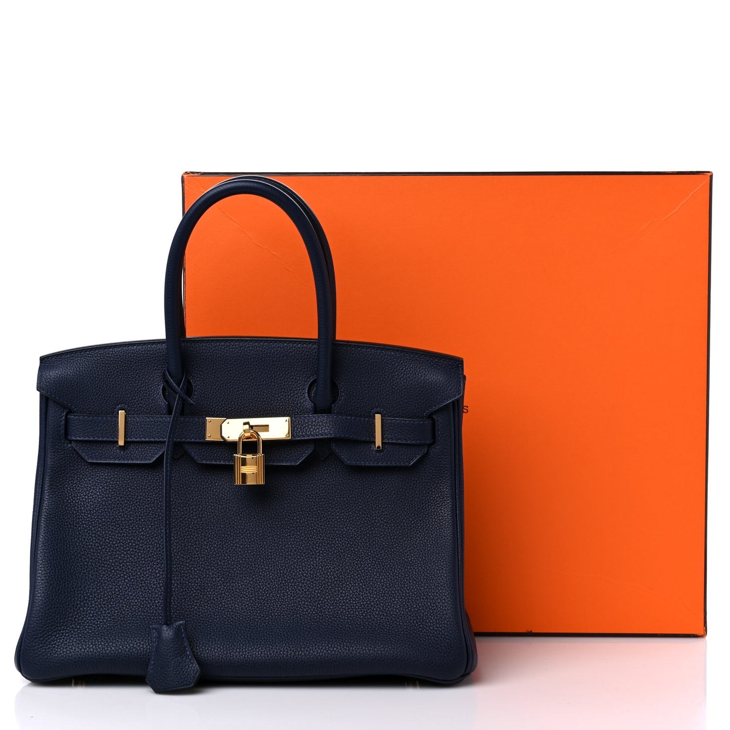 Togo Birkin 30 Bleu Nuit