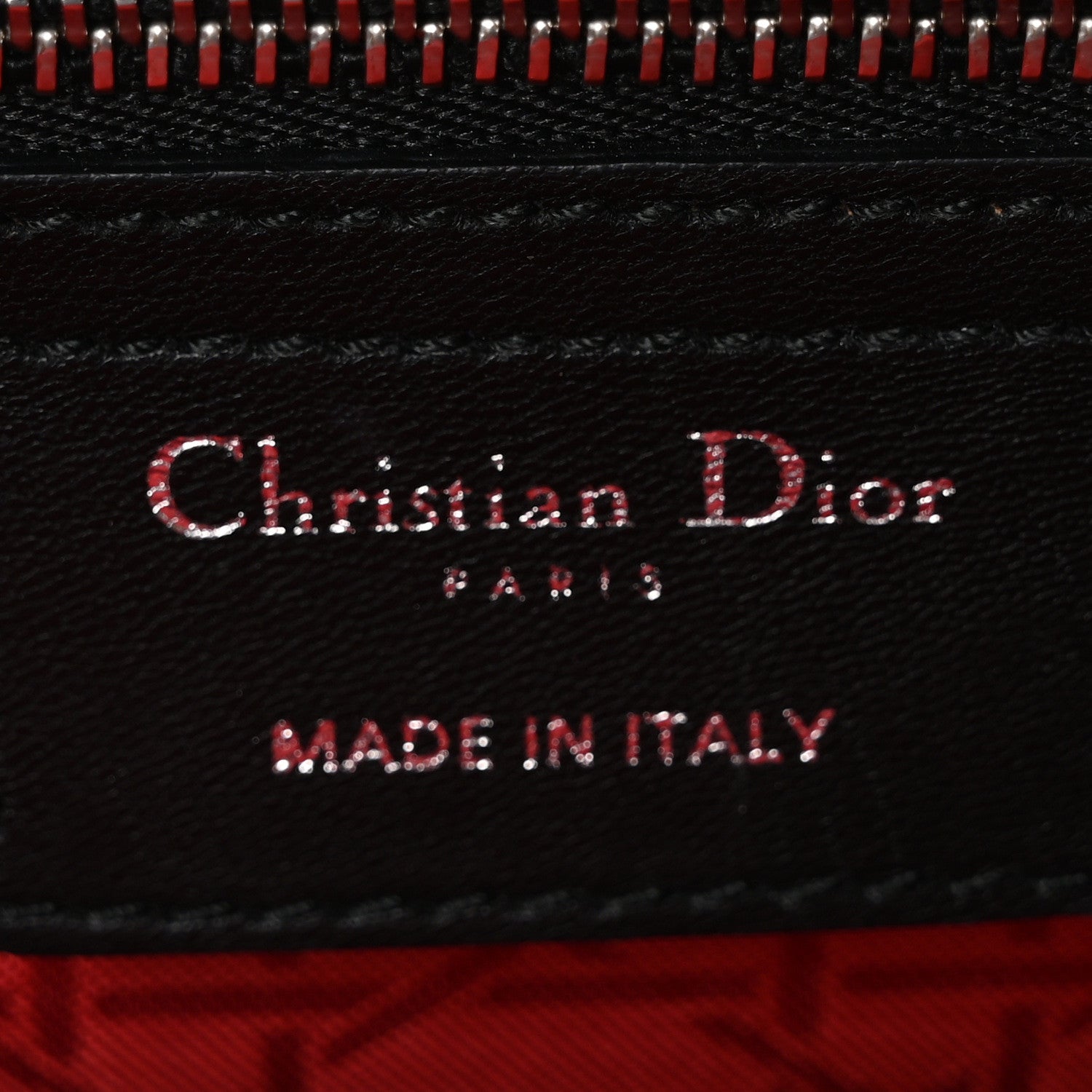 Christian Dior Lambskin Cannage Large Lady Dior Black 6 of 10