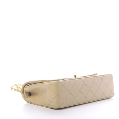 Chanel Lambskin Quilted Small Double Flap Beige 3 of 15