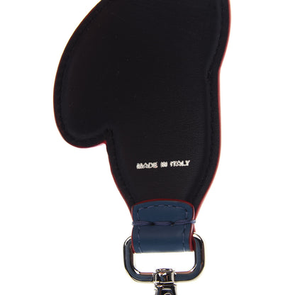 Fendi Vitello Century Elaphe Open Your Heart Bi-Color Strap You Balena Black 5 of 7