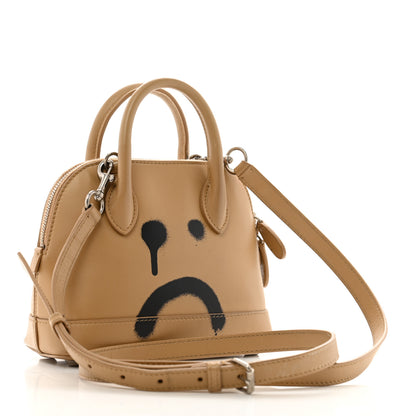 Balenciaga Calfskin Happy Sad XXS Ville Top Handle Bag Light Brown 3 of 12