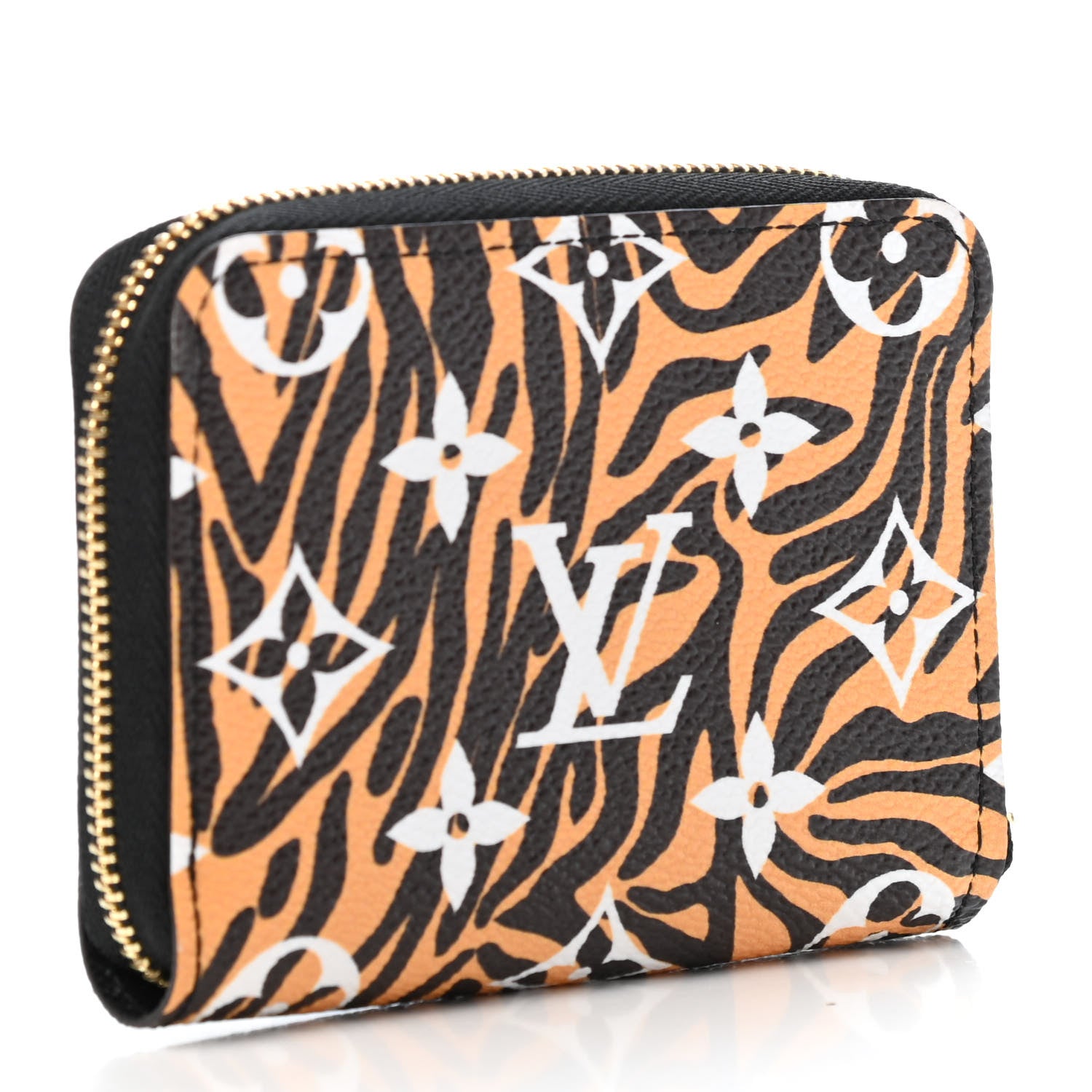 Louis Vuitton Monogram Giant Jungle Zippy Coin Purse Black 2 of 4