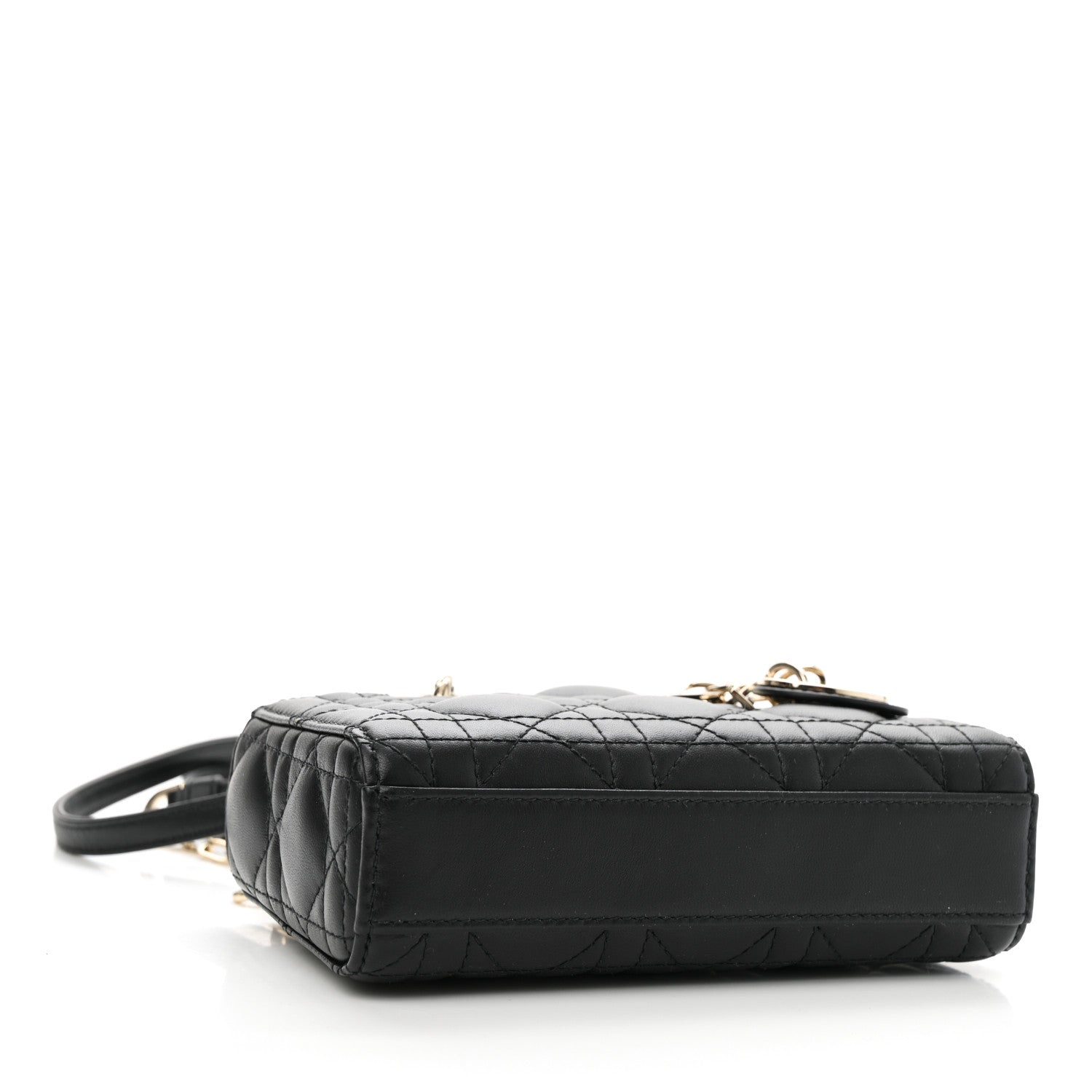 Christian Dior Lambskin Cannage Micro Lady D-Joy Black 4 of 10