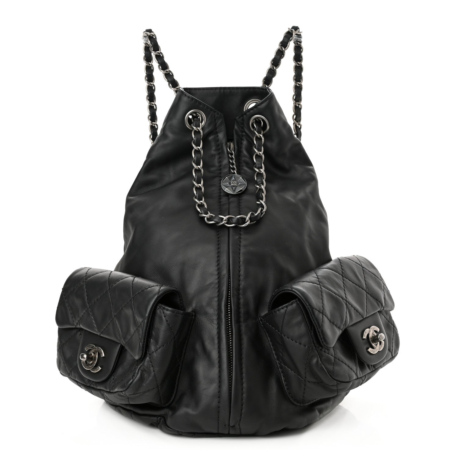Chanel Calfskin Large Backpack Is Back Black 1 of 10