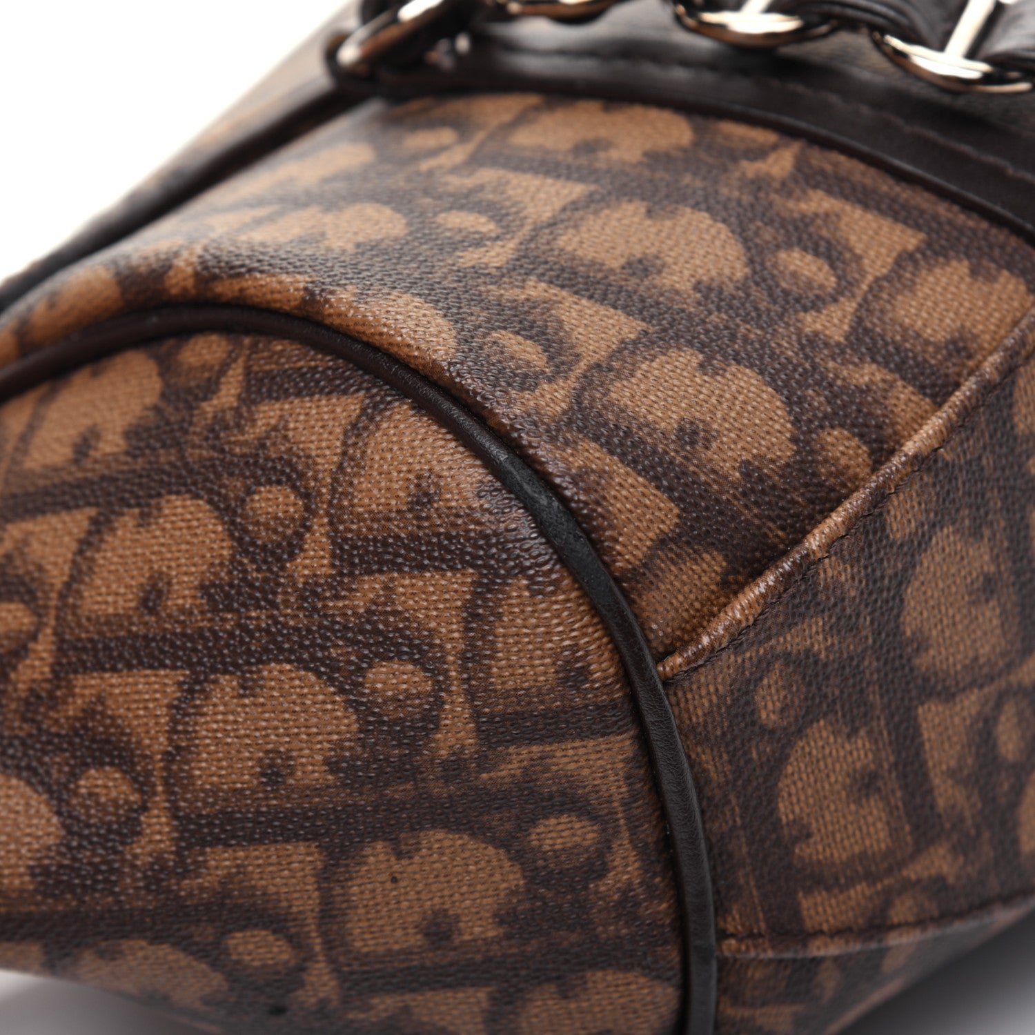 Christian Dior Monogram Romantique Trotter Bag Brown 17 of 21