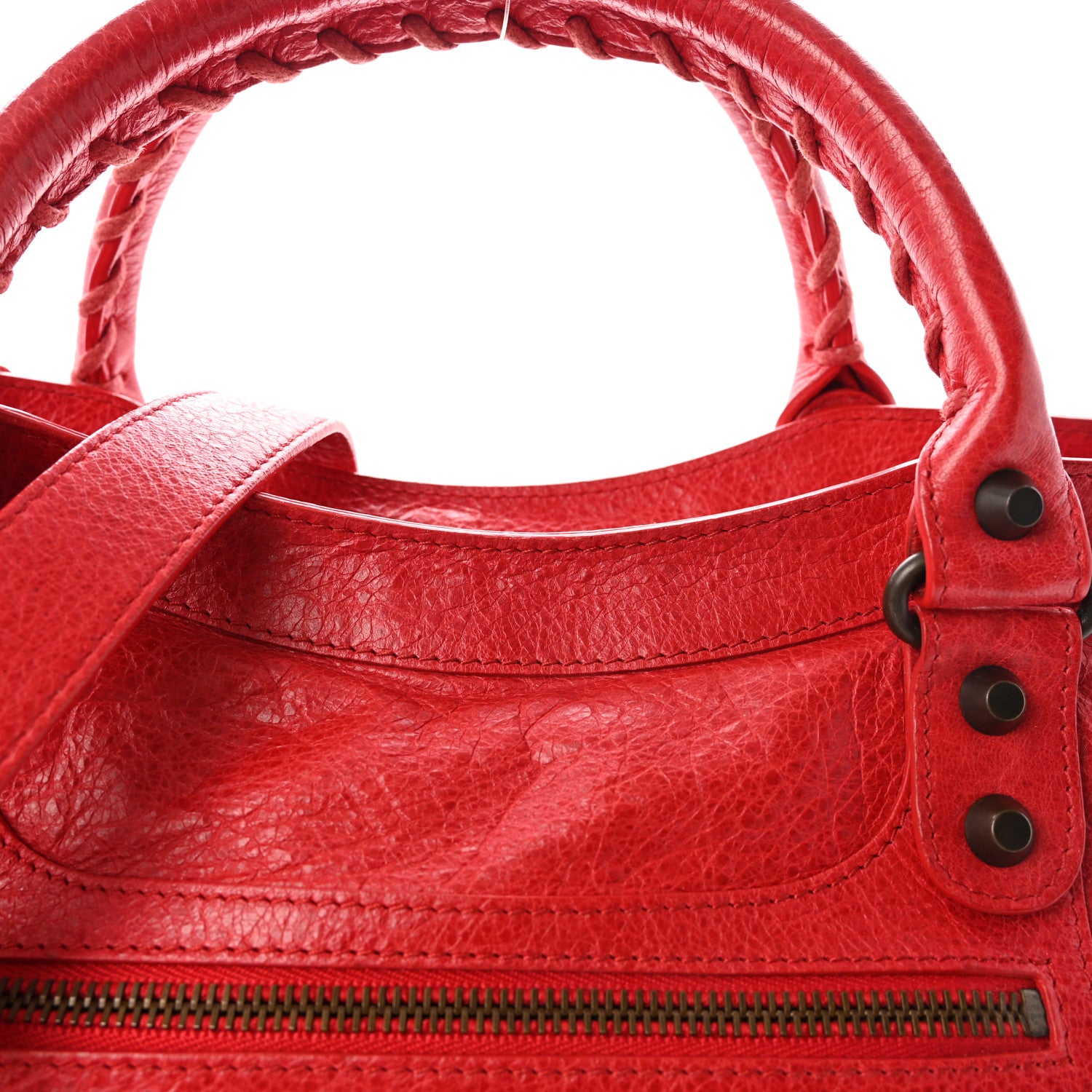 Balenciaga Agneau Classic Hardware City Rouge Coquelicot 8 of 10