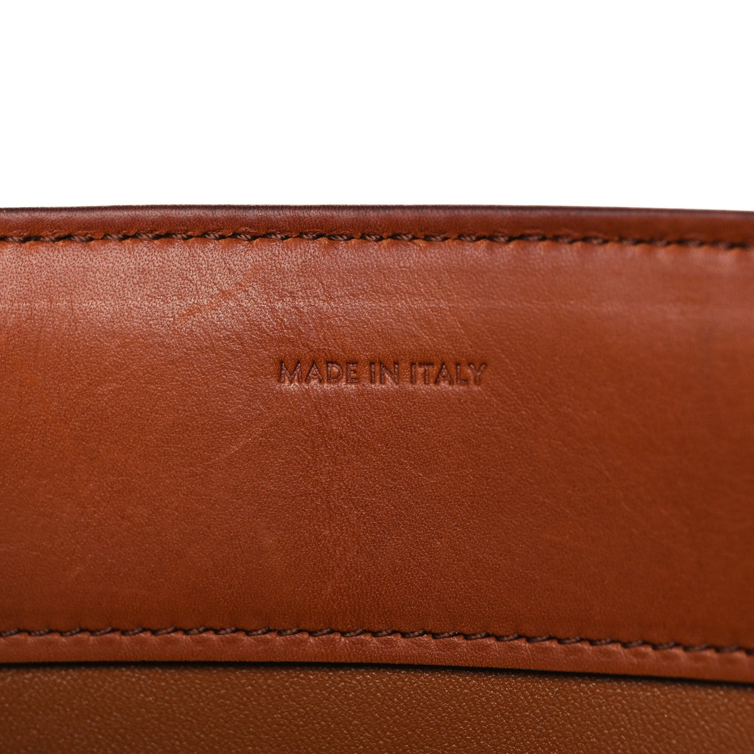 Celine Satinated Calfskin Medium 16 Top Handle Bag Tan 6 of 15