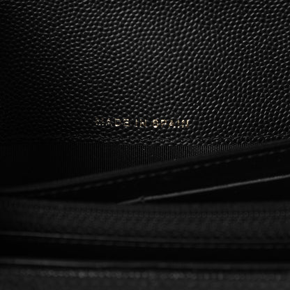 Chanel Caviar Quilted Large Boy Gusset Flap Wallet Black 7 of 9