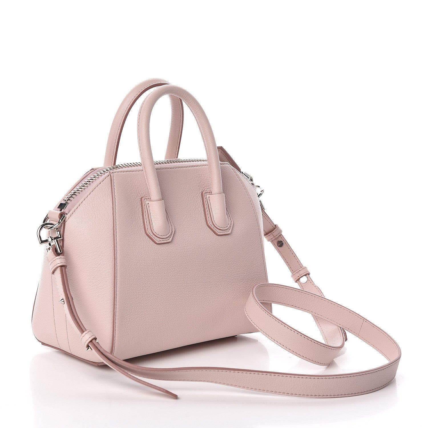 Givenchy Sugar Goatskin Mini Antigona Pale Pink 3 of 10