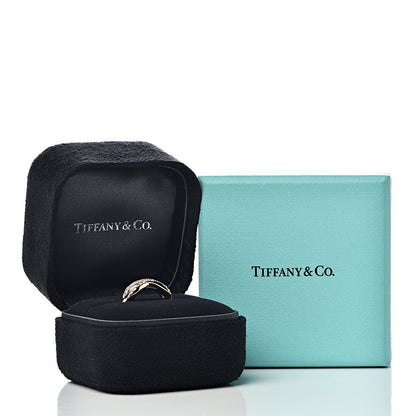 Tiffany 18K Rose Gold Diamond Infinity Ring 47 4.25 6 of 6
