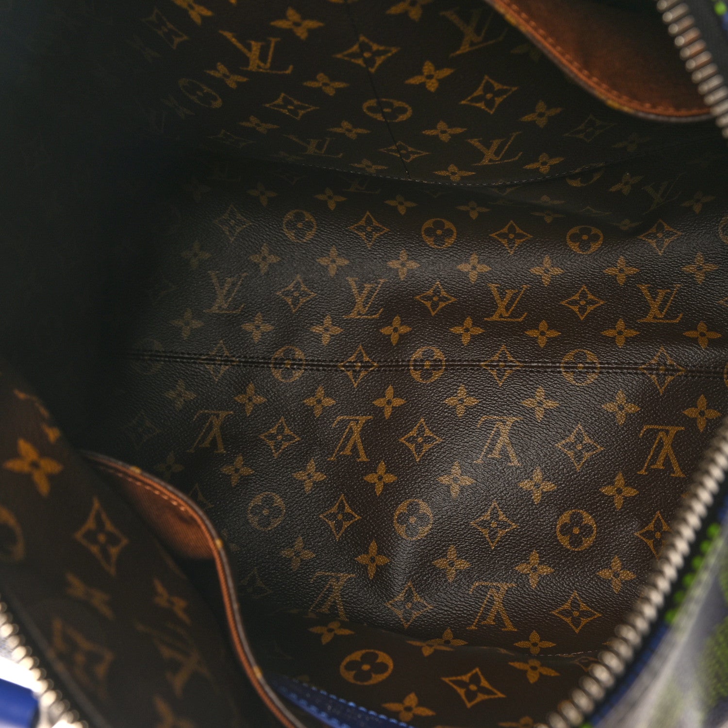 Louis Vuitton Damier Heritage Speedy Bandouliere 40 Blue Green 4 of 8