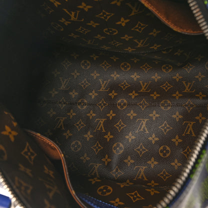Louis Vuitton Damier Heritage Speedy Bandouliere 40 Blue Green 4 of 8