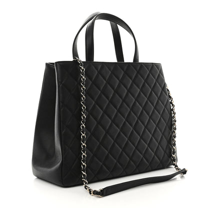 Chanel Caviar Quilted Large Business Affinity Shopping Bag Black 2 of 11