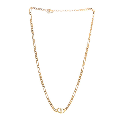 Christian Dior Metal CD Necklace Gold 3 of 5