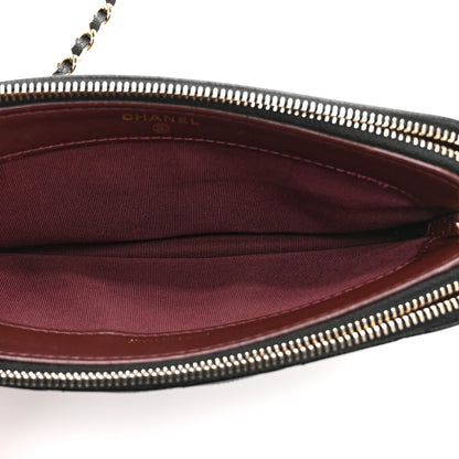 Chanel Caviar Quilted Small Clutch With Chain Black 6 of 13
