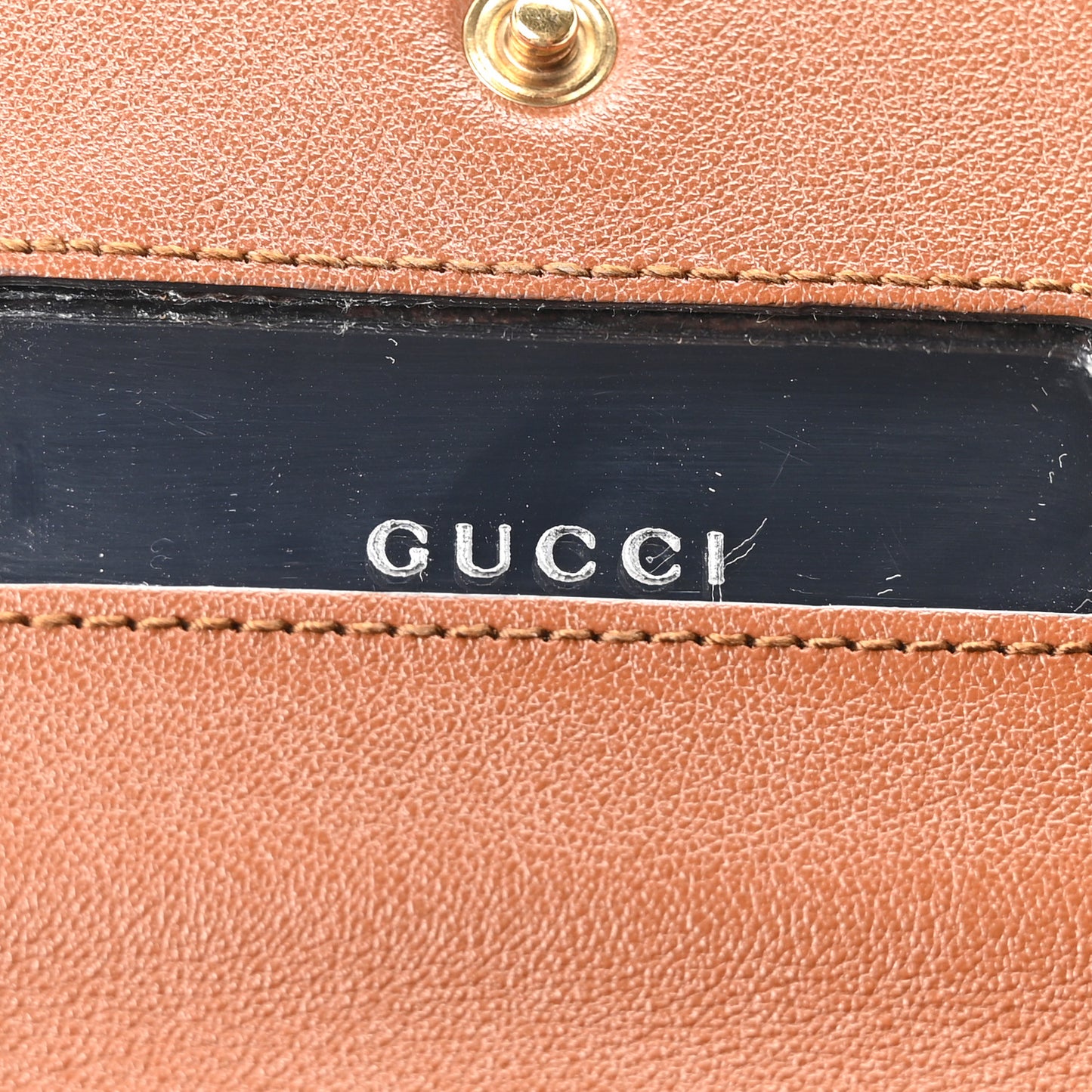 Wonka Grain Calfskin Diana Chain Wallet Cuir