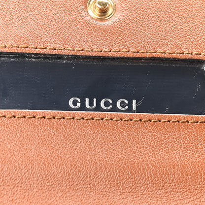 Gucci Wonka Grain Calfskin Diana Chain Wallet Cuir 6 of 10