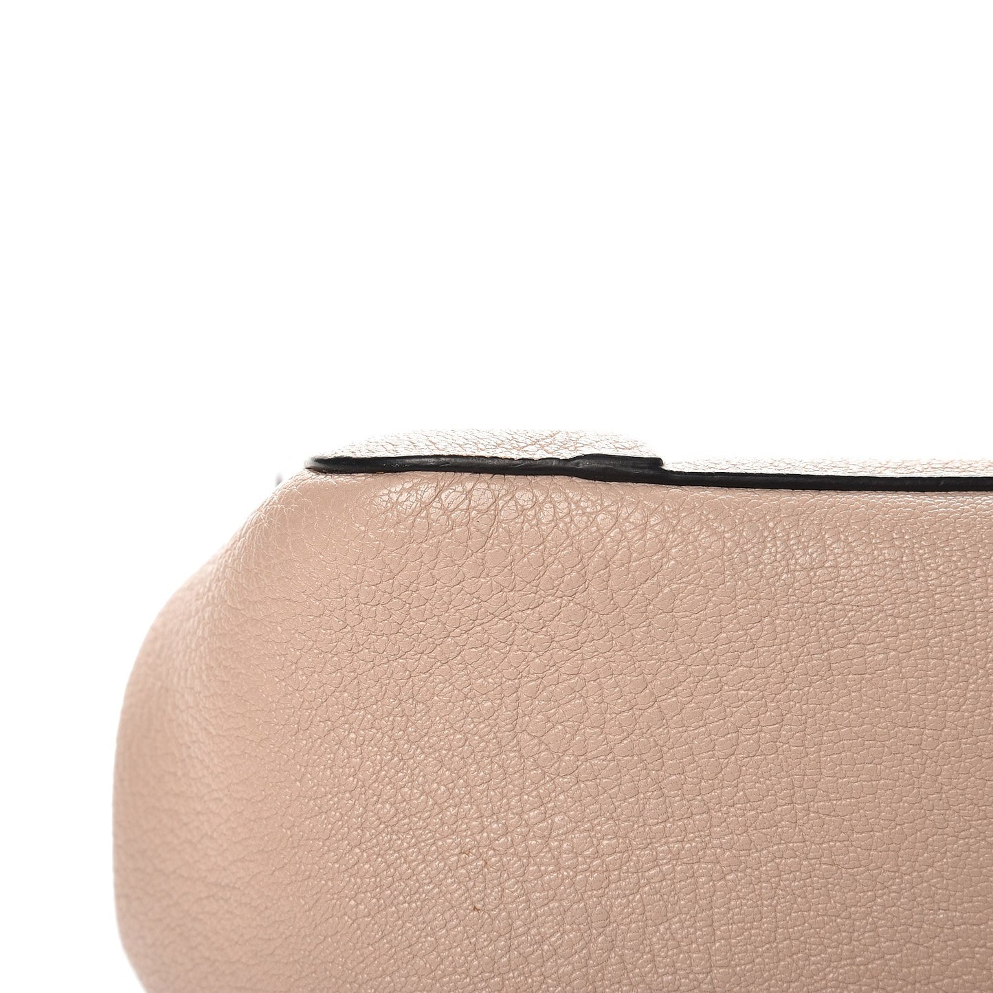 Goatskin Medium Elsie Shoulder Bag Biscotti Beige